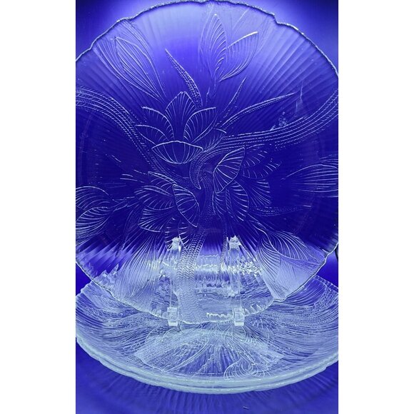 Arcoroc Canterbury Crocus Dinner Plate Cake Serve Ware Set Of 3 Measures 10.75 - Picture 3 of 10